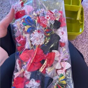 Colorful Kids Hair Bow Set